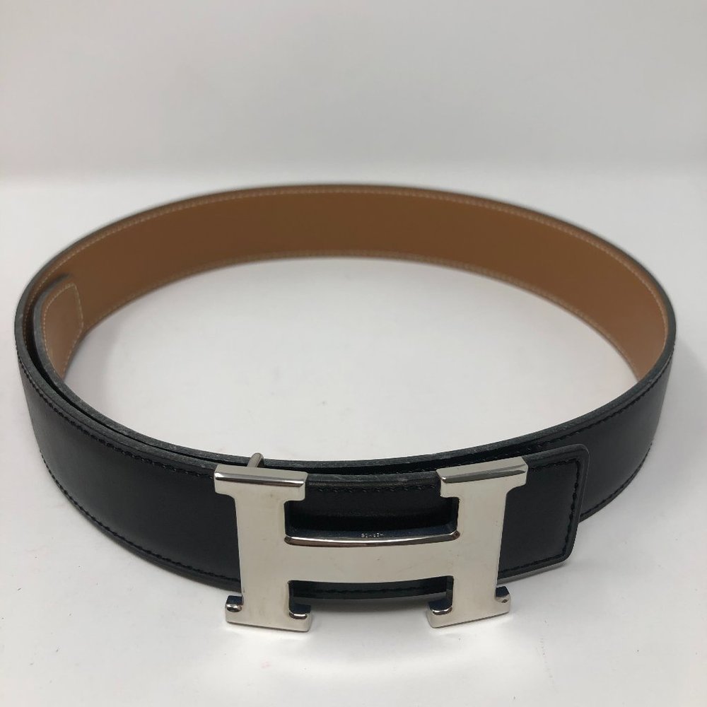 SOLD!! HERMES Black 65 Belt